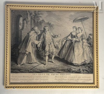 Ensemble de 4 gravures - Les Oyes de Frère Philippe 31 x 35 …