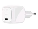 an image of a close up of a white charger on a white background