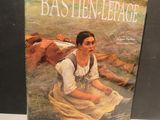 the cover of the book bastien - lepagee is sitting on a table