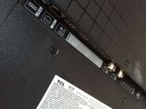 a close up of a laptop with a keyboard on it