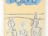 une image d'un dessin représentant un groupe de personnes sur une plage