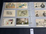 a book with pictures of people on it on a table
