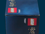 a box of lego harry potter figurines sitting on a table