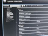 a computer screen with a number of information on it