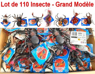 Lot de 110 Insectes ( NEUFS ) - Grand Modèle et Divers Insec…