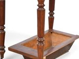 an image of a wooden table with a drawer on it