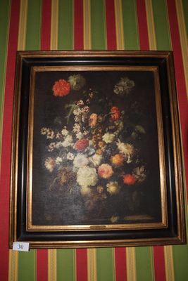 a picture of a painting on the wall of a room