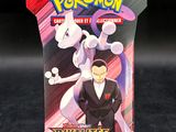 boîte de cartes à collectionner Pokémon avec l'image d'un homme en smoking