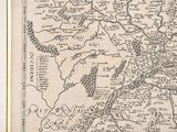 a picture of a map that is on the wall