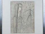 an image of a drawing of a woman and a man