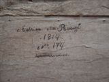 a close up of a piece of paper with writing on it