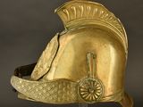helmet of a roman soldier, probably a helmet of the emperor of the roman republic