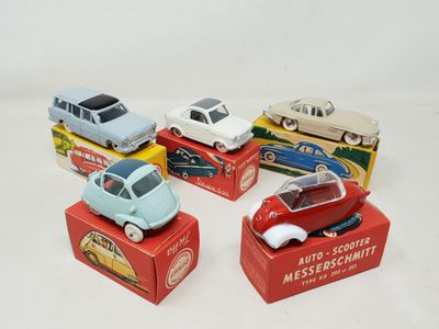 QUIRALU (rééditions de 1992), 5 modèles :