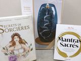 three books that are sitting on a table