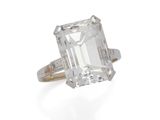 une bague en diamant à une seule pierre, par van cleef