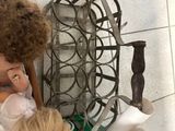 a small child that is sitting in a chair