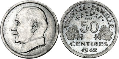a close up of a coin with a man ' s face on it