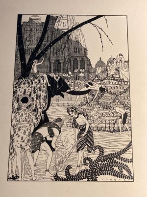 LORENZI (Fabius) Peintre et illustrateur humoriste italien (…