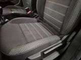 a close up view of a car ' s front seats
