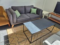 Ensemble de mobilier comprenant 2 fauteuils bergères, 1 étag… (photo 3)