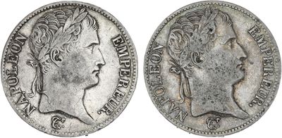 une pièce d'argent portant l'image d'une tête de femme