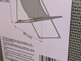 a picture of a folding chair with a price tag on it