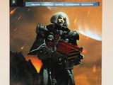 la couverture d'un livre sur laquelle figure l'image d'un homme tenant une arme à feu