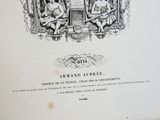 an old book with a picture of a man and a woman on it
