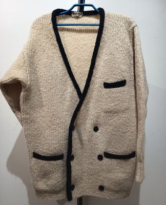 SONIA RYKIEL Gilet en laine à trois poches et double boutonn…