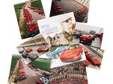 de nombreuses photos différentes de voitures garées sur un parking