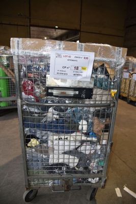 a shopping cart with a lot of items in it