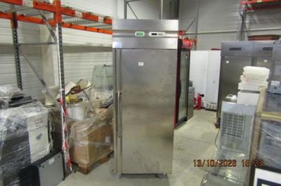 an image of a commercial refrigerator in a warehouse