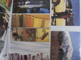 many different pictures of people on the wall of a room