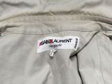 an image of a close up of a jacket with a label on it