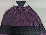 an image of a purple and black dress on a white background