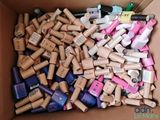a box full of nail polish and nail vares