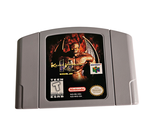 a nintendo game with a picture of a man holding a sword