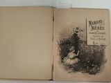 a book with a picture of a woman and a cat on it