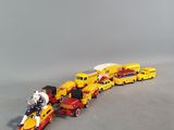 a toy train that is sitting on the ground