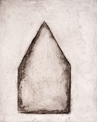 une image représentant le dessin d'une maison sur fond blanc