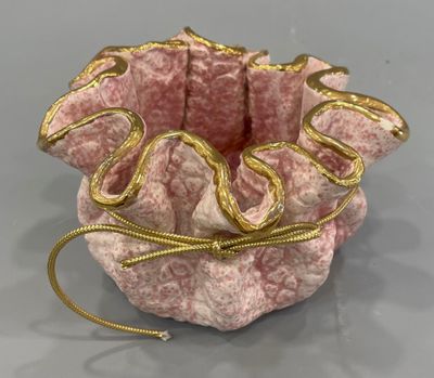 Poterie Sinard, HUET Michelle Aumônière en céramique émaillé…