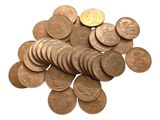 une pile de pièces de monnaie superposées