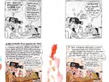 une image d'une bande dessinée avec un dessin d'homme et de femme
