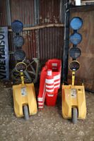 2 feux de chantier TTS TEMPO, avec 1 télécommande