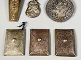 a lot of metal items that are on a table