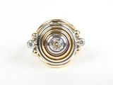 an image of a gold and silver ring with diamonds