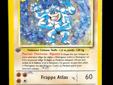 a picture of a pokemon card with a picture of a blue and white pokemon character