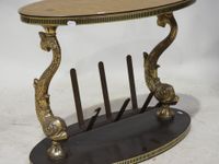 Table basse formant porte revues en métal et bois lamellé, l… (photo 3)