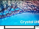 a tv with the crystal uhd logo on it