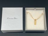 Collier Christian Dior plaqué or jaune 18 carats